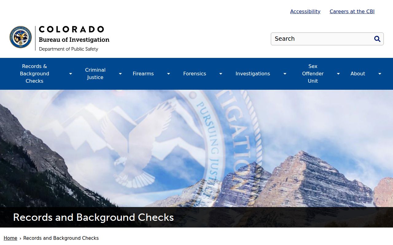 Larimer County criminal record channels listed by Colorado CBI